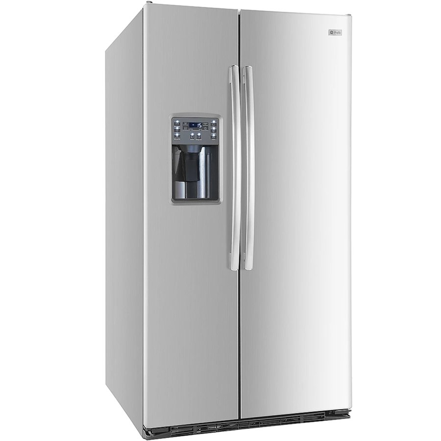 Nevera General Electric Side by Side en acero inoxidable con dispensador de agua y hielo